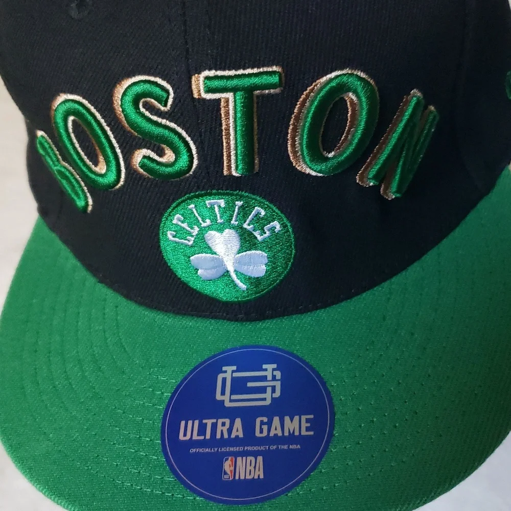 Boston‎ Celtics Black and Green Cap NWT.